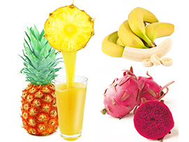 菠蘿與其他剝皮榨汁生產線